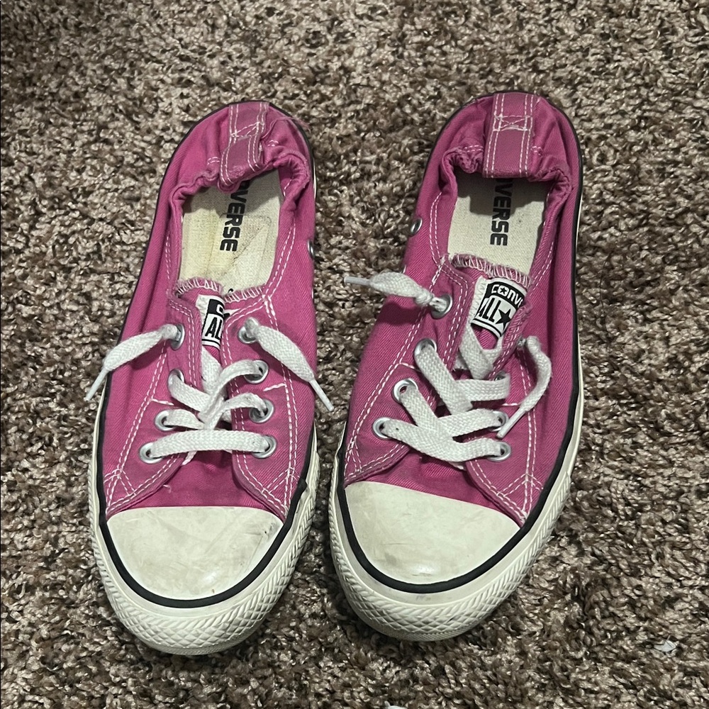 Converse Shoreline Fuchsia Canvas Sneakers
